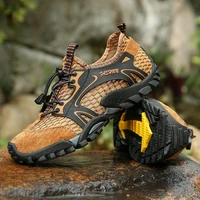 sneakers men durable hiking shoes outdoor climbing trekking sport footwear nonslip flat shoes male mountaineering shoes trendy