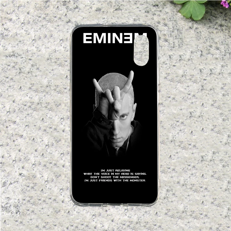 NO.7 В стиле «хип-хоп», реперские кепки Эминем чехол для телефона для Xiaomi redmi 4A 4X4 pro 5 5A 6A 6X6 pro для redmi Note 2 3 4X5 5A 5 pro 6 из мягкой PU искусственной кожи в виде ракушки - Цвет: NO.7
