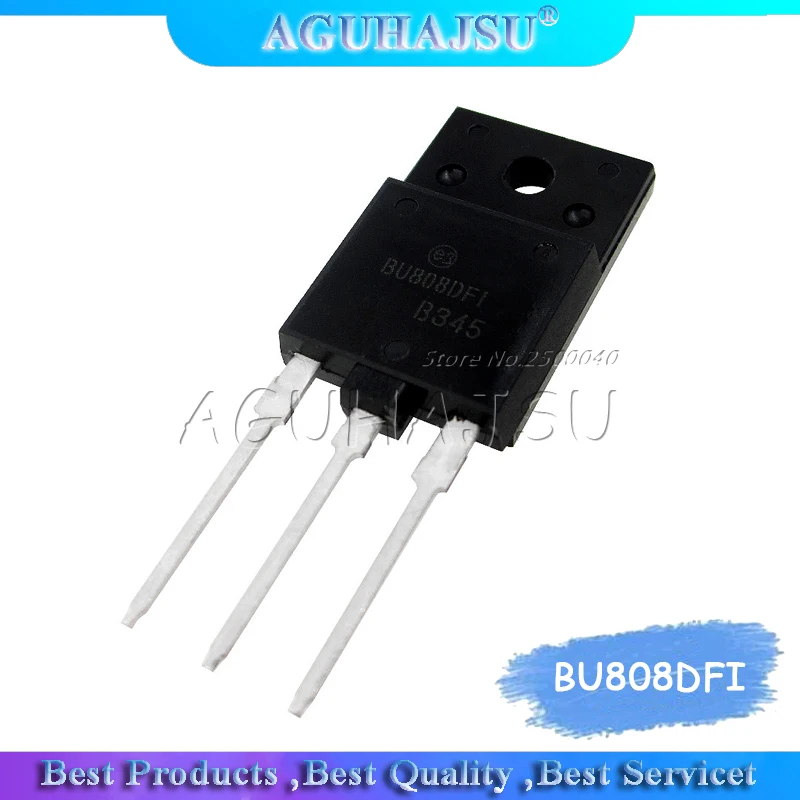 5 шт. BU808DFI TO-3PF BU808DF BU808D BU808 TO-3P новый оригинальный быстрый переключатель высокого давления Дарлингтон трубка