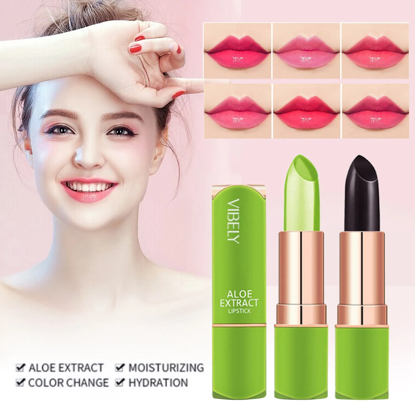 Увлажняющий бальзам для губ 7 цветов прозрачная Желейная Цветочная помада