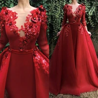 evening prom celebrity dresses 2022 womans party night cocktail long tulle dresses plus size dubai arabic formal dress