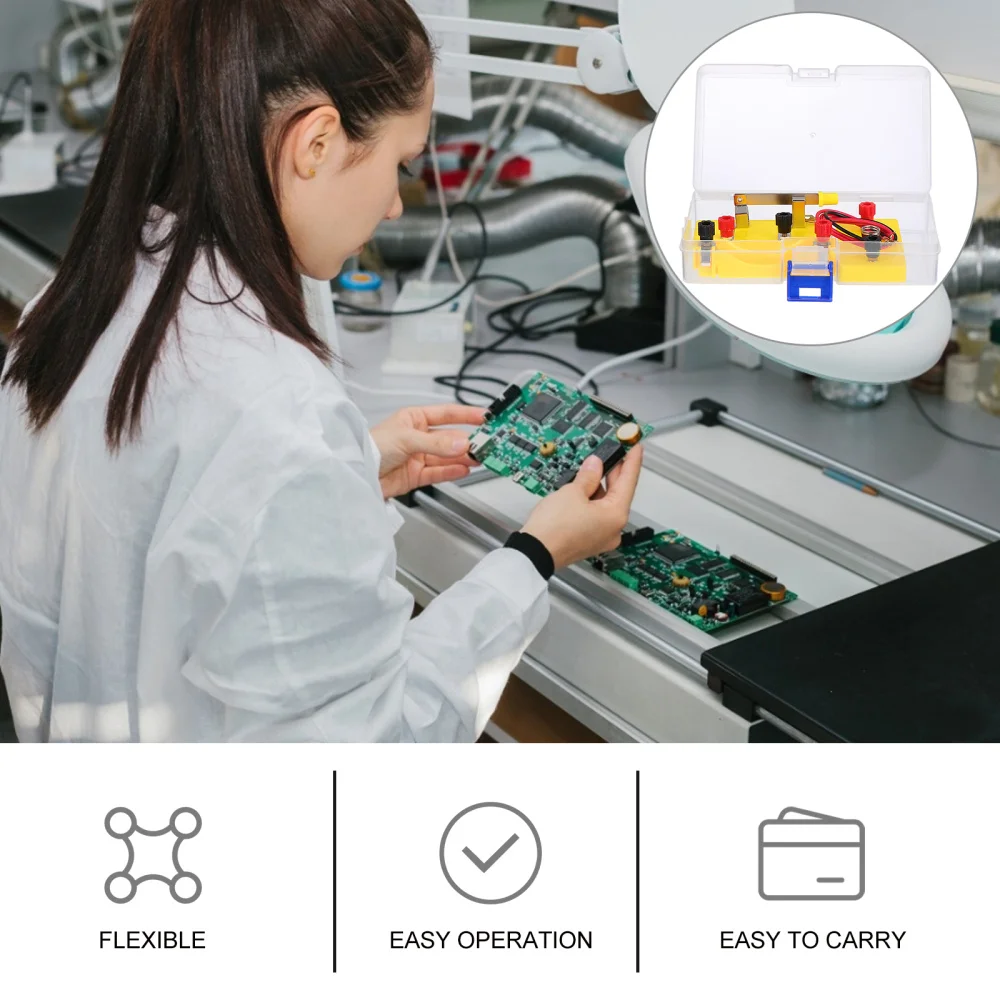 

Series and Parallel Circuit Laboratory Equipment Set Basic Circuit Learning Kit