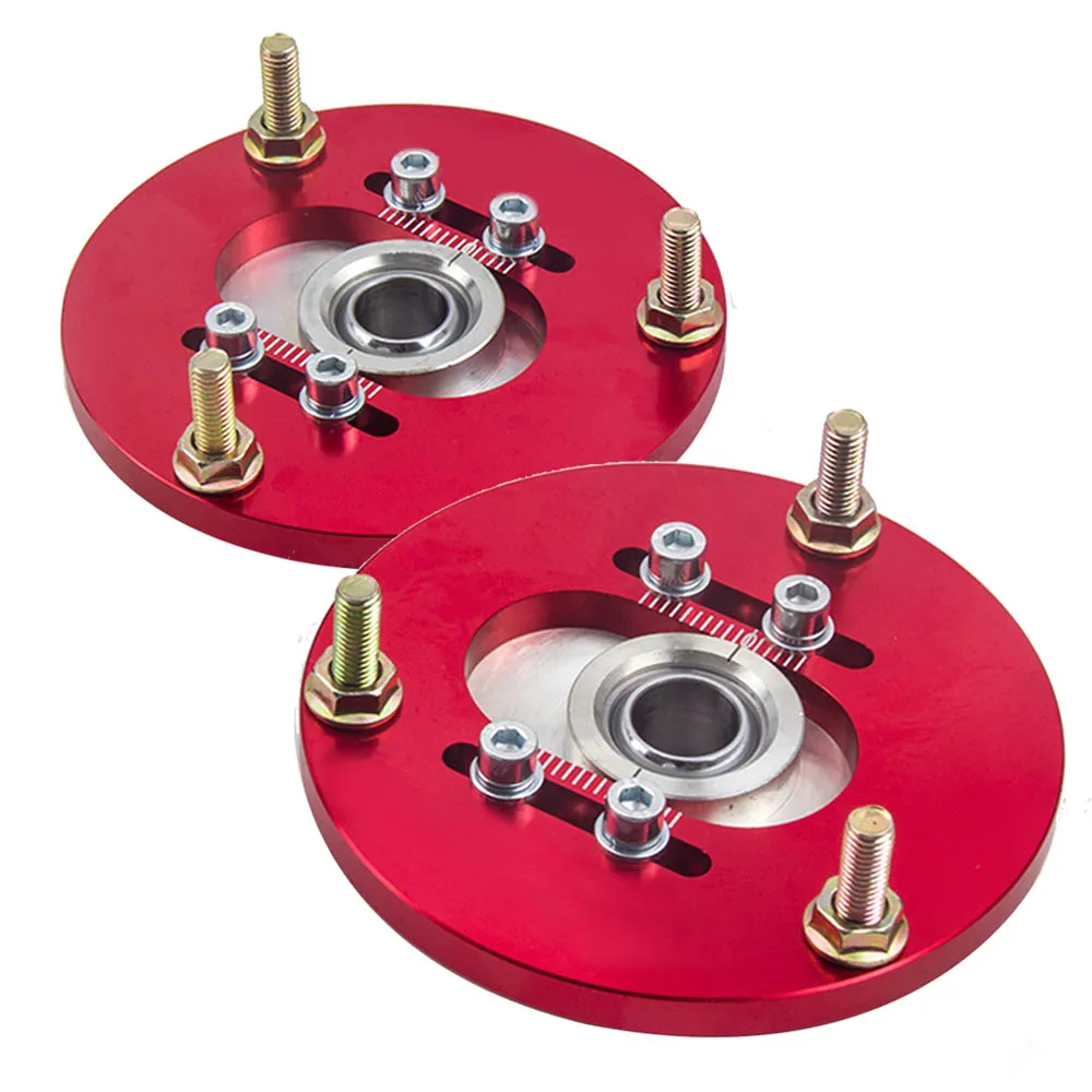 

Coilover Camber Top Upper Mounts Front Camber Plate for BMW E36 318 320 323 325 M3 Drift top mounts for coilovers Domlager Sales