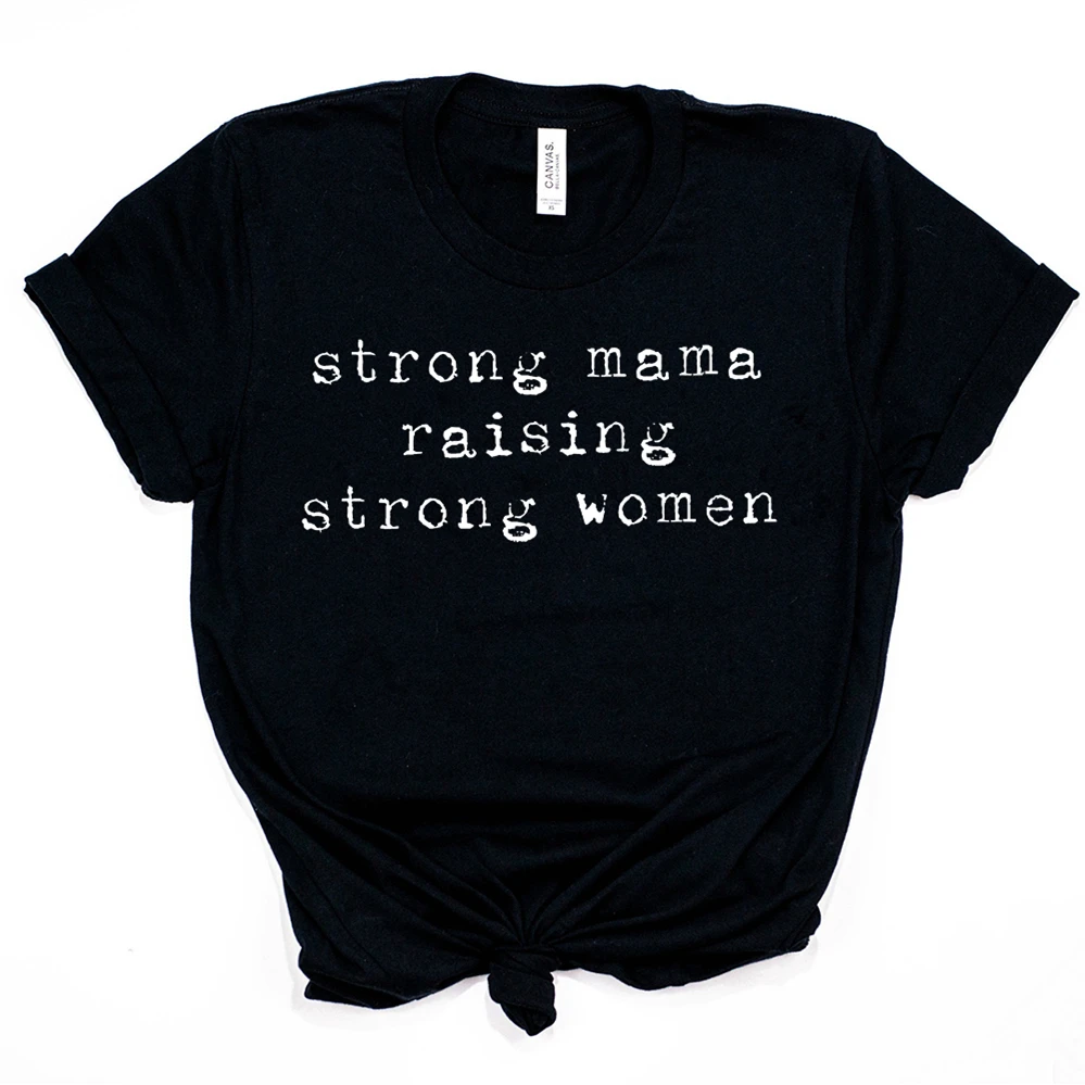 Рубашка для женщин сильная мама поднимает сильных крутые рубашки мам