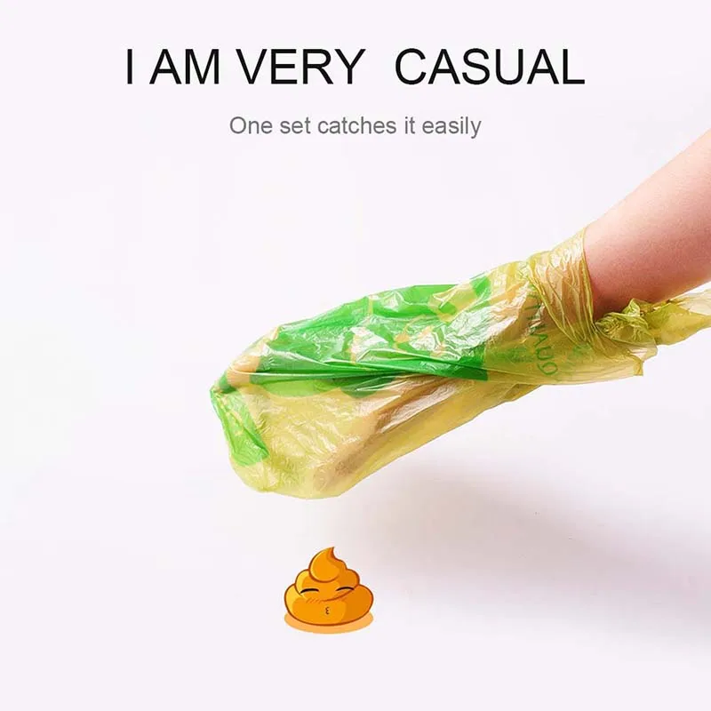 

8 Rolls/120Pcs Green Plastic Waste Bag Thicken Pet Dog Waste Bags Garbage Durable Cleaning Waste Bag
