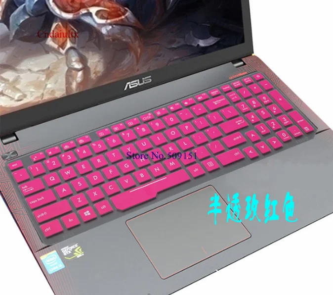 Rose Для Asus ROG Strix GL553VD GL553 FZ53VD FX553VE FX553VD FX53VW GL753VE ZX53VW 15 17 дюймов Тетрадь крышка клавиатуры - Цвет: Rose