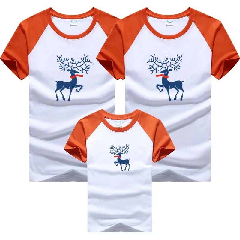 Летняя стильная футболка и шорты для женщин детей одежда мамы дочки одинаковые