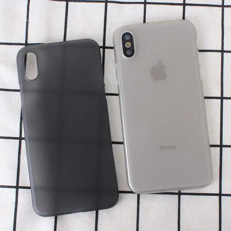 Ультратонкий Прозрачный чехол для Iphone 8 Plus 7 7Plus мягкий матовый 6 6S 5 5S SE 5C X XS XR 4 4S