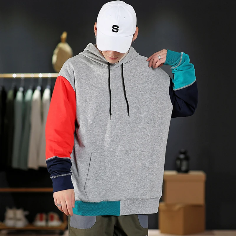 Толстовка мужская с капюшоном убийца свитшот худи цветная уличная одежда в стиле