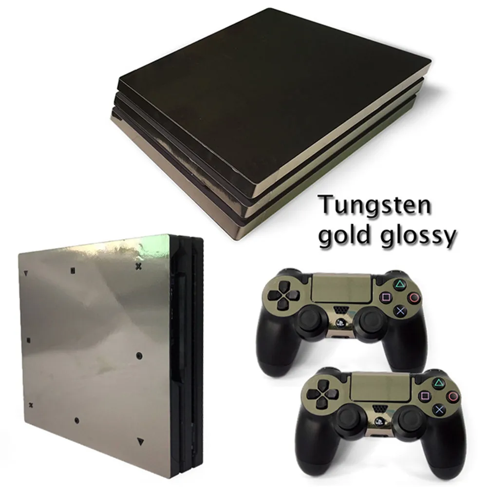 Золотой красный серый зеленый глянцевый Пользовательский Дизайн Наклейка для ps4