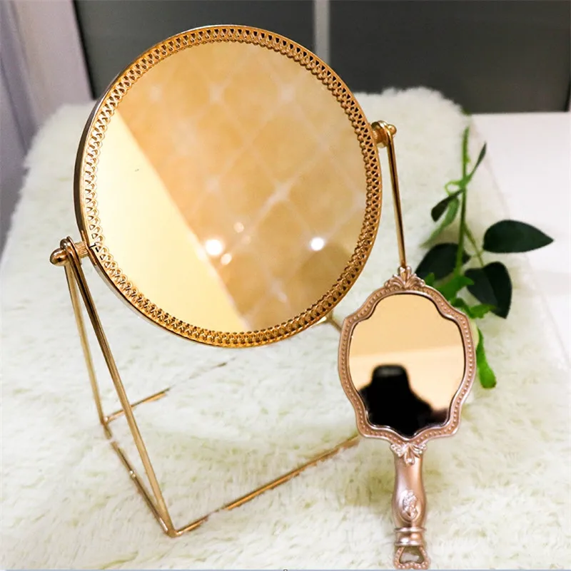 Зеркало для макияжа настольное зеркало принцессы одностороннее большого