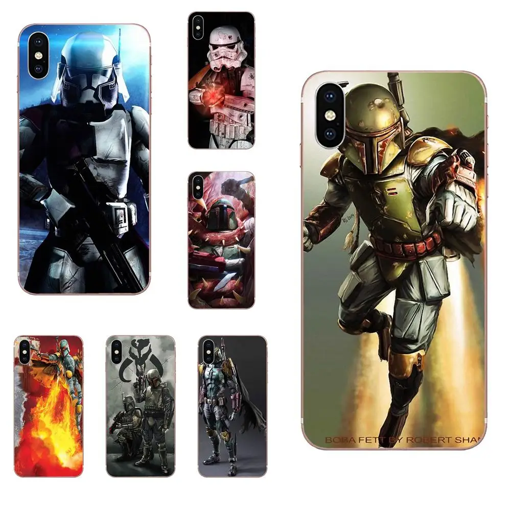 Кожа Тонкий Daft панк Звездные Войны Шторм Фетт большой для Huawei Honor Nova Note 5 5I 8A 8X10 Pro 9X