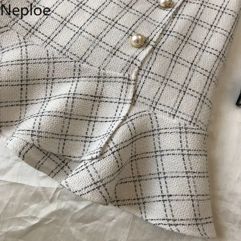 Neploe/осенне-зимняя элегантная юбка с оборками Jupe Femme облегающая юбка-годе для