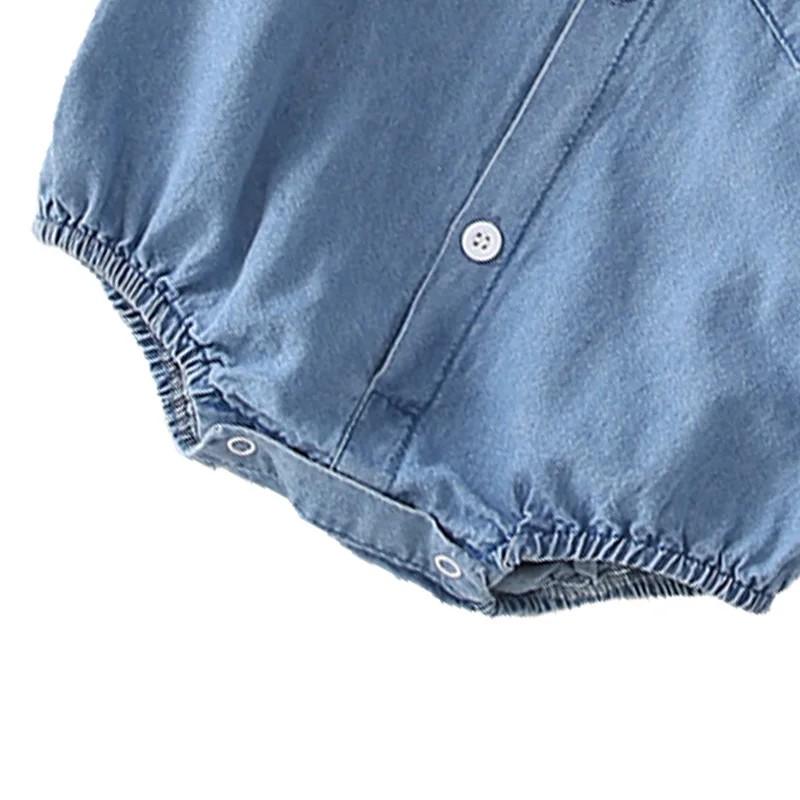

Autumn Baby Clothes Baby Girls Rompers Baby Clothing For Girls Cute Denim Newborn Infant Jumpsuit for 0-24M
