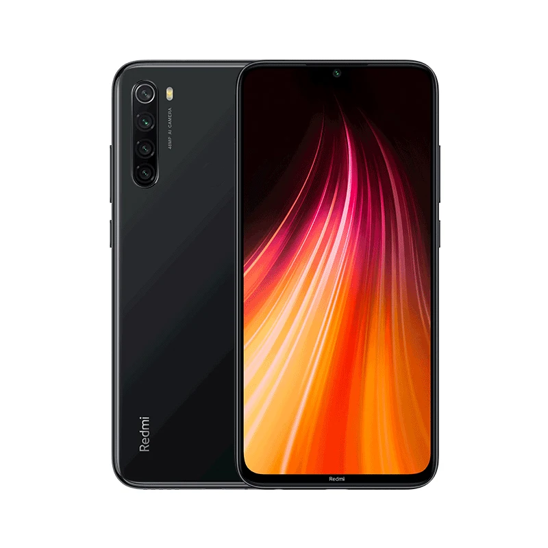 Black 64GB Смартфон Xiaomi Redmi Note 8 с глобальной версией, 4 ГБ, 64 ГБ, 128 ГБ, Восьмиядерный процессор Snapdragon 665, дисплей FHD 6,3 дюйма, четырехъядерный мобильный телефон с камерой - Цвет: Black 64GB