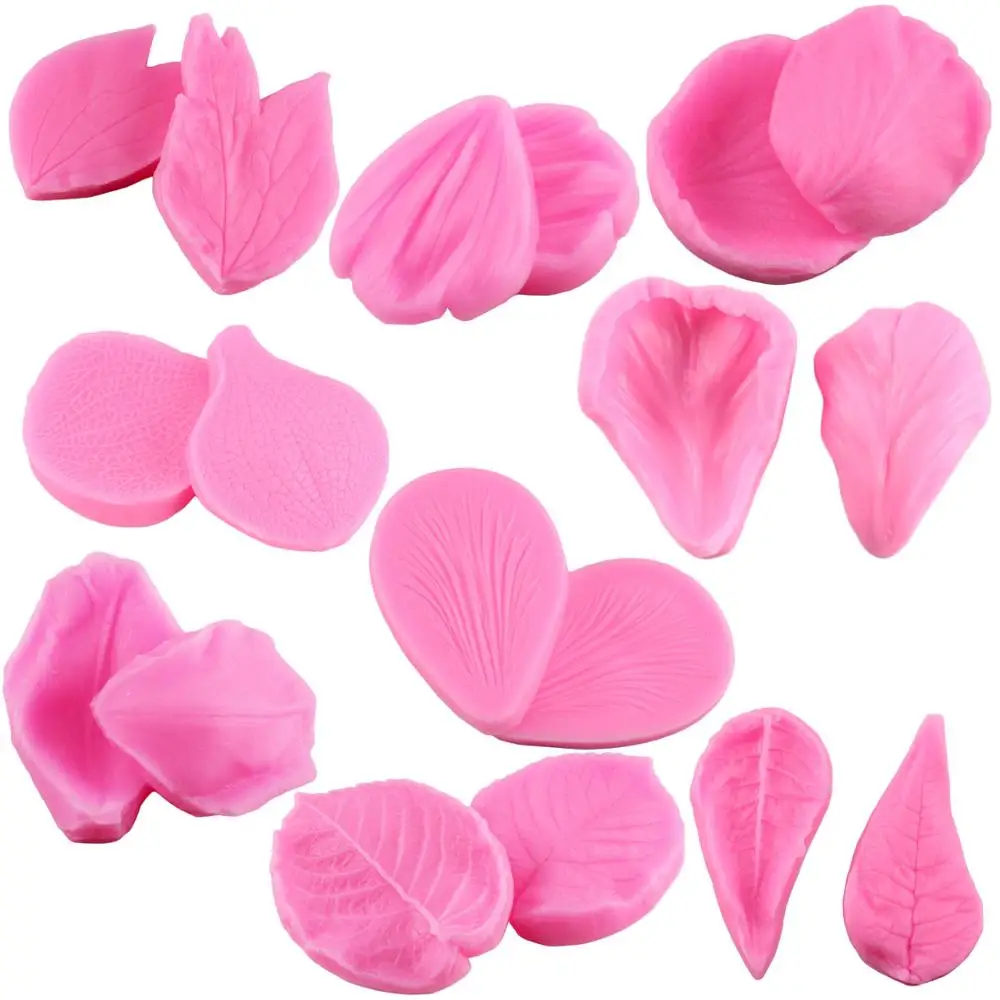 Сделай своими руками листья силиконовая формочка в виде цветов и лепестками из