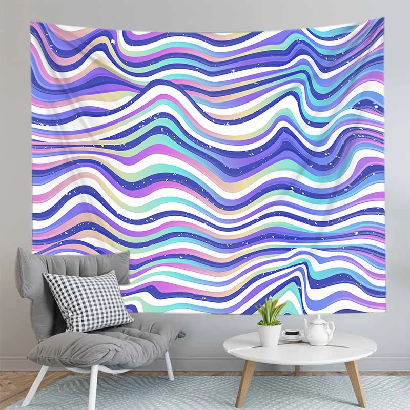 

Bohemian Geometry Tapestry Wall Hanging Sandy Beach Throw Rug Blanket Camping Tent Travel Mat Sleeping Pad Tapestries