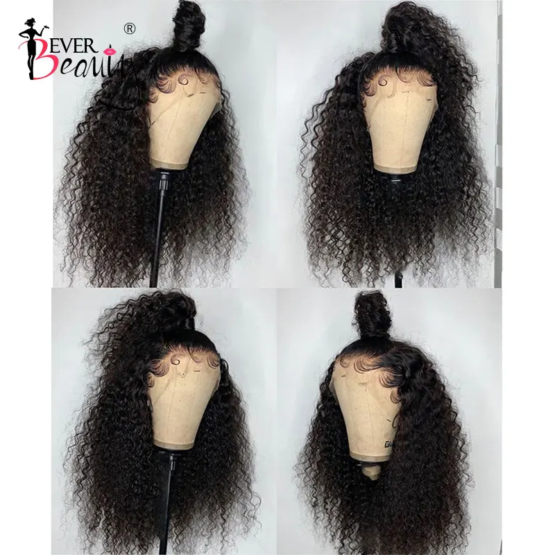 Вьющиеся Боб Синтетические волосы на кружеве парики из натуральных волос для Для