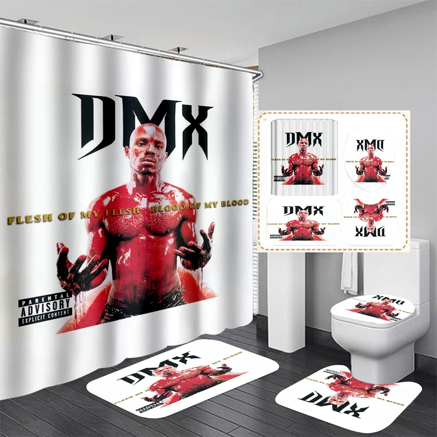 Водонепроницаемая занавеска для душа CAVVING 3D Print R.I.P Rapper DMX s комплект