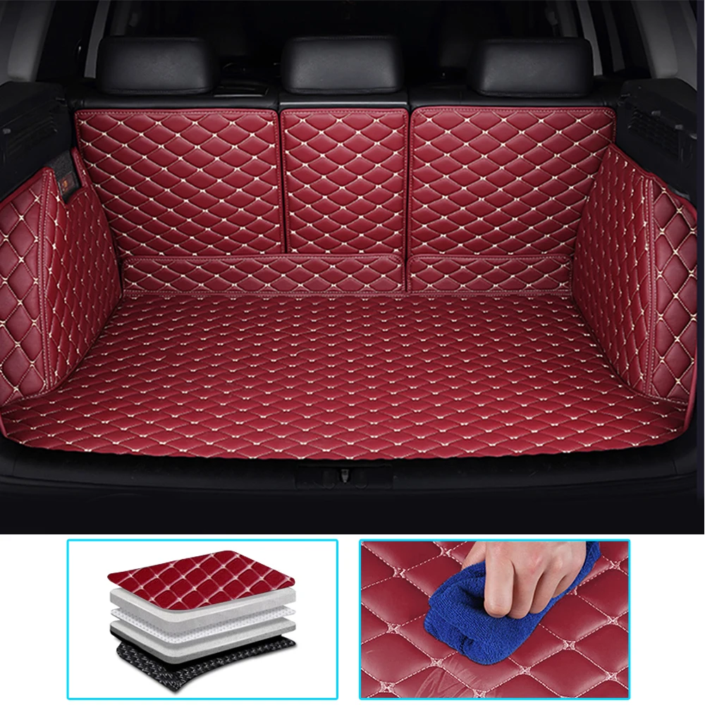 

Fully Surrounded Car Trunk mat After Warehouse Mat Tail Box For Tesla Model-3 Model-S Model-X Car Accessories