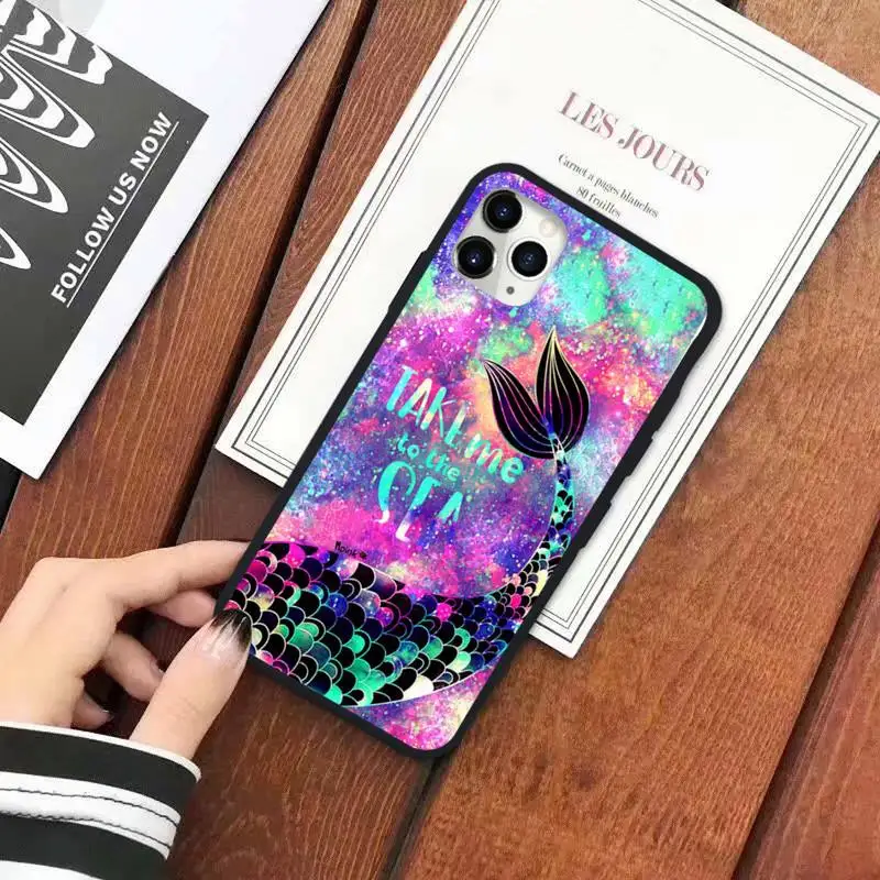 

Mermaid Tail Scale high quality Phone Case for iPhone 11 12 pro XS MAX 8 7 6 6S Plus X 5S SE 2020 XR