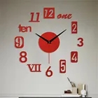 Акция 2021 Новые diy настенные часы домашний Декор большие римские зеркальные Модные Современные Кварцевые часы для гостиной часы Бесплатная доставка