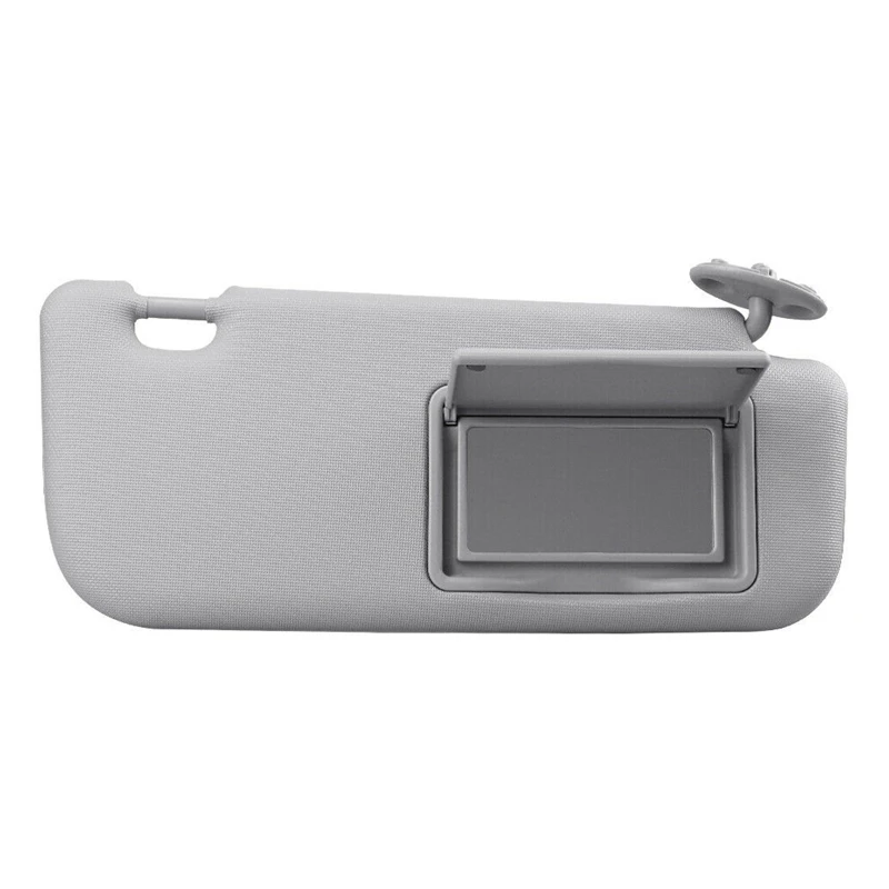 Солнцезащитный козырек для Toyota Corolla 2014-2019 с зеркалом (серая левая и правая