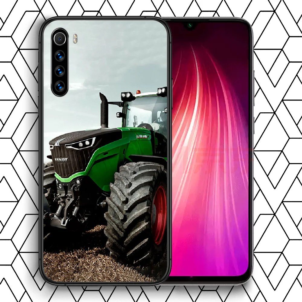 

Fendt Tractor Brand Phone Case For Xiaomi Redmi Note 7 8 8T 9 9S 4X 7 7A 9A K30 Pro Ultra black Shell Tpu Funda Fashion Etui