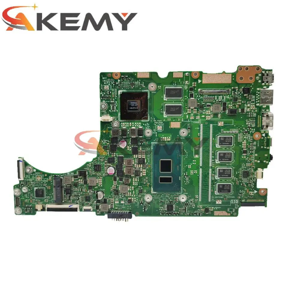 ux310uv laptop motherboard for asus ux410uq 14 inch ux410u ux310u original mainboard 8gb ram i7 6500u gt940mx 2gb free global shipping