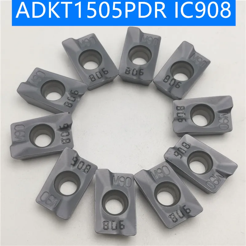HM90 ADKT1505 PDR IC908 токарные инструменты твердосплавная вставка APKT1604 токарный резак инструмент CVD+ PVD токарная вставка фрезерный инструмент