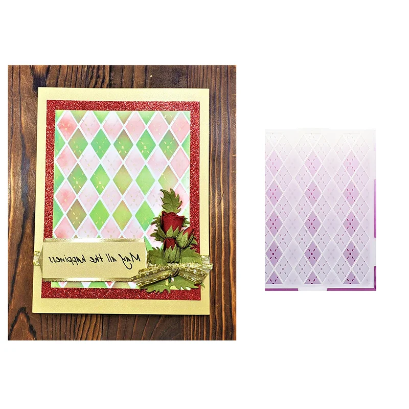 

Simple Definition of Kaleidoscope Layering Stencil DIY Scrapbooking Paper Handmade Album Stamp Die Sheets Greeting Card Album