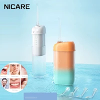 water flosser cordless portable oral irrigator dental teeth cleaner with 3 modes 4 jets powerful tank cleaner oral hygiene care