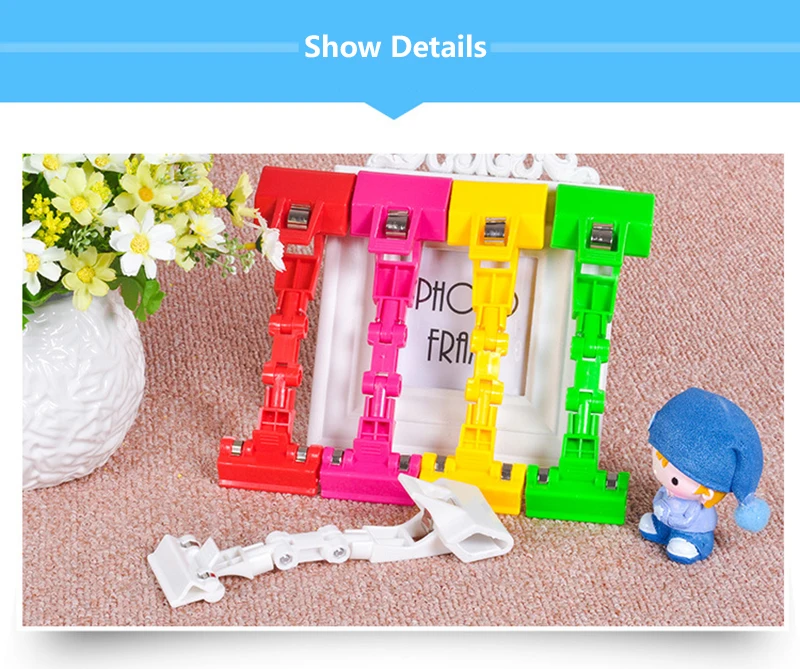 Цветное пластиковое оборудование вращающиеся рекламные зажимы торговые центры