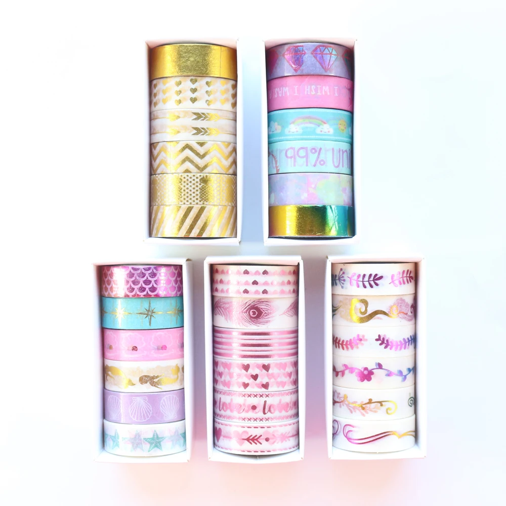 Мультяшная лента для декорации Domikee набор из фольги дневников и ноутбуков милая