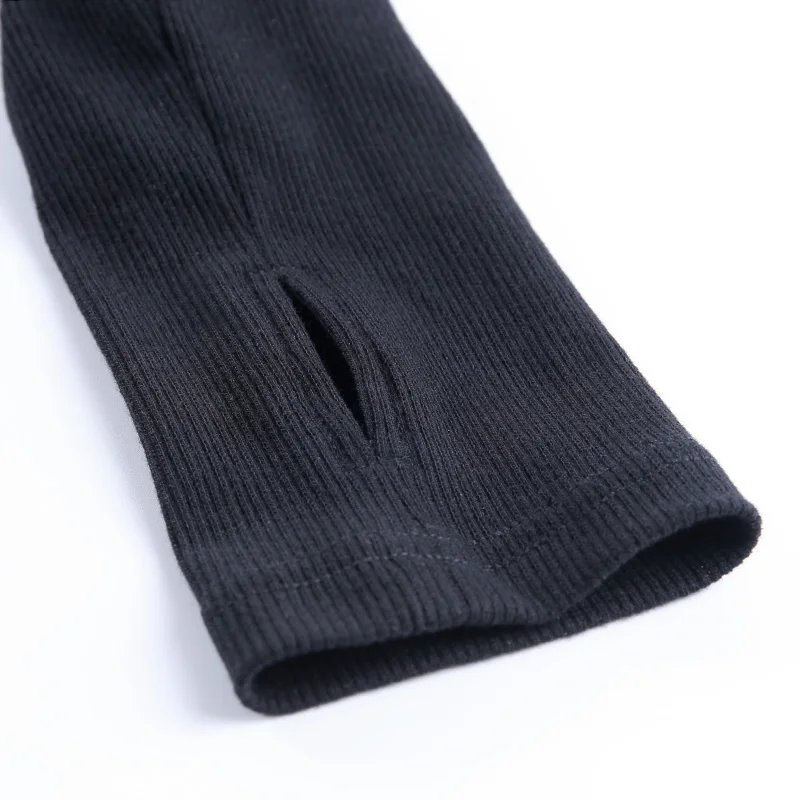 

Zipper Fashion V-neck Bodycon Dresses 2020 Sexy Long Sleeve Black Skinny Elastic Dress Autumn Spring New Solid Women Party Dress