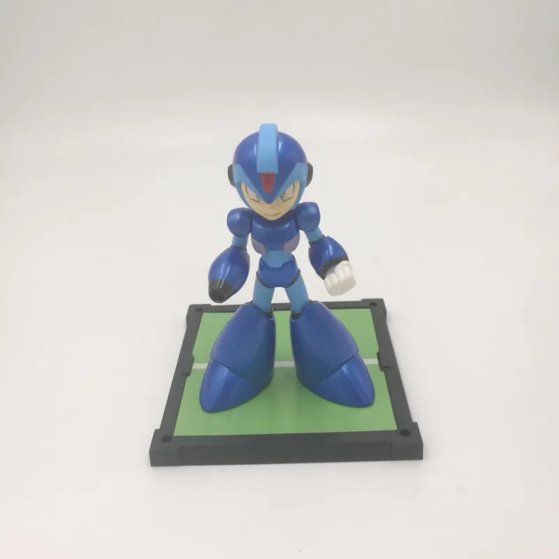 2 шт./набор 4 ''Мега человек фигурка игрушка Megaman Rockman синий 016 красный 017 Rokkuman модель куклы аниме фигурка Nendoroid фигурка