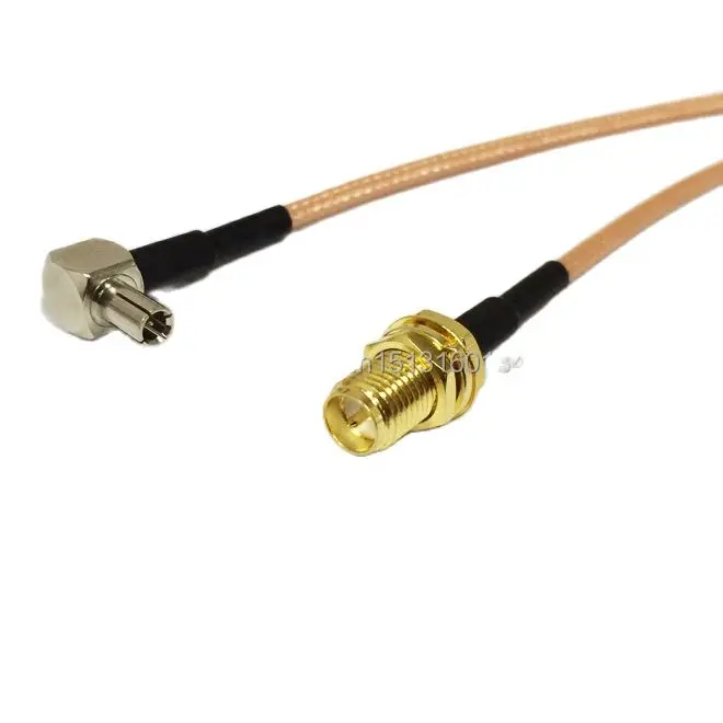 

New RP-SMA Female Jack To TS9 Right Angle Connector RG316 Cable Pigtail 15CM 6inch for Huawei e5756 e5732