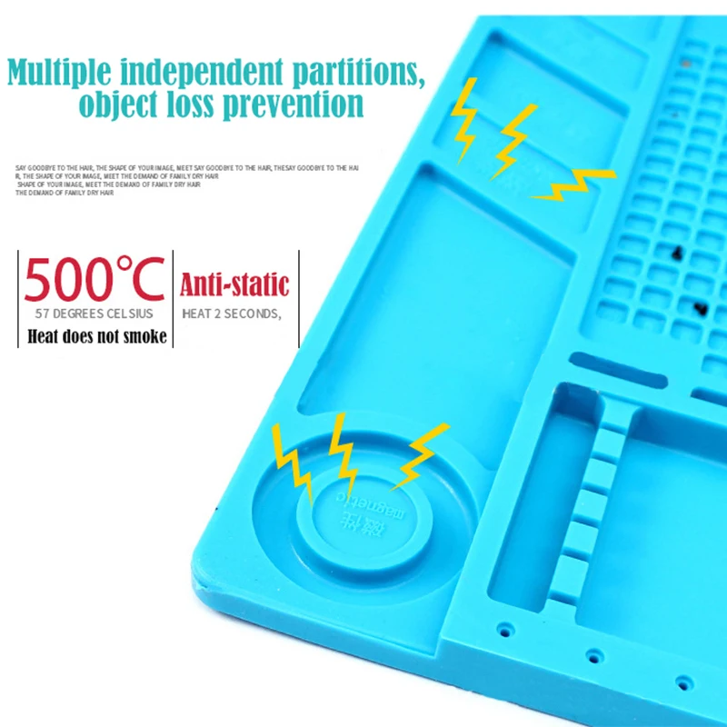 Новинка 300*200 мм изоляционный коврик термостойкий силиконовый паяльный рабочий
