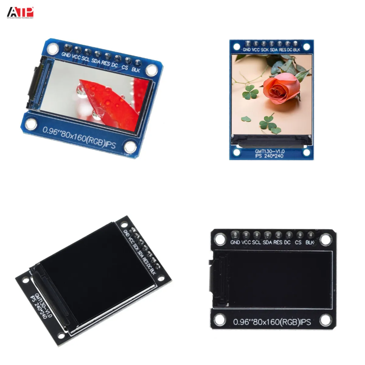 Большой IT TFT дисплей 0 96/1 3 дюймов IPS 7P SPI HD 65K полноцветный ЖК модуль ST7735 Привод IC 80*160