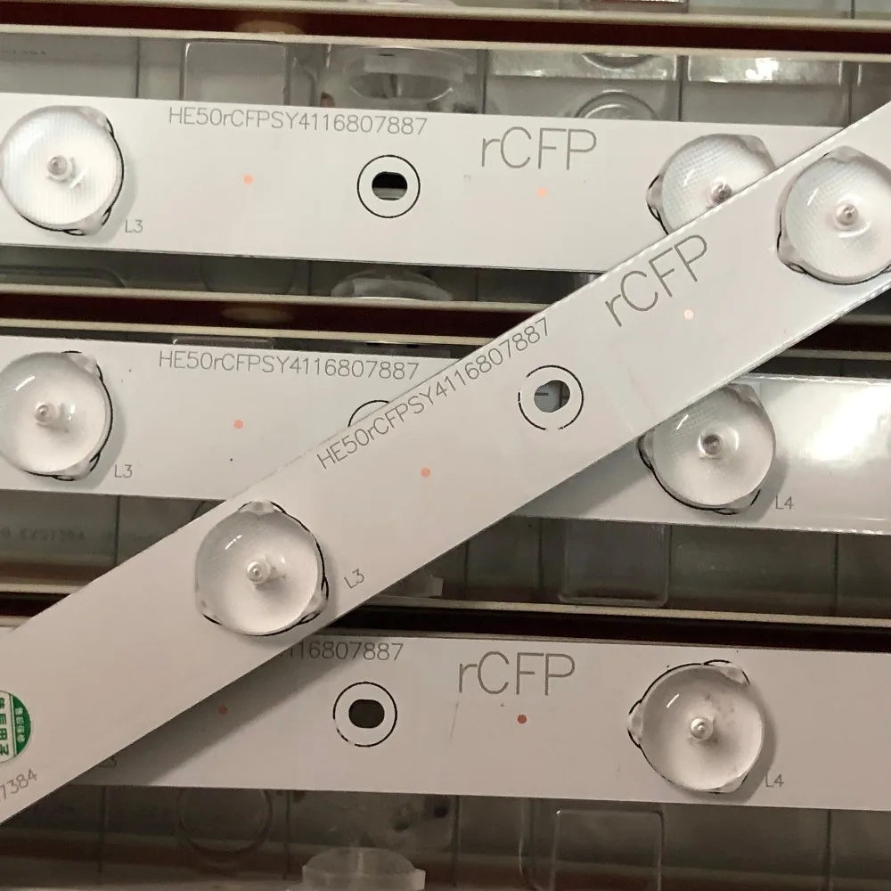 New 11 PCS/set 6LEDs 503mm LED backlight strip for Hi sense HD500DU-B01 RSAG7.820.6311/ROH LED50EC620CA