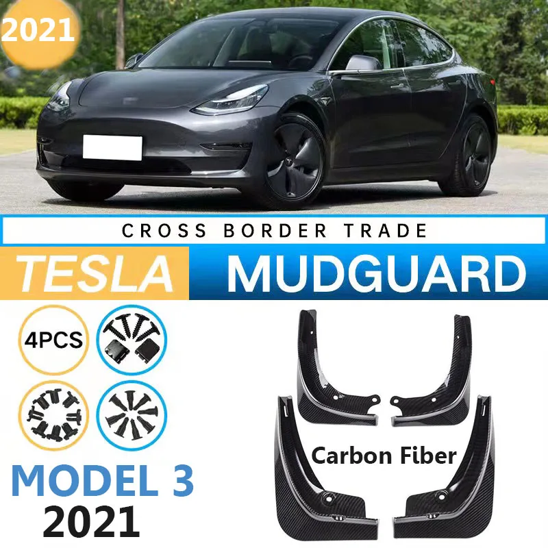 

Брызговики для Tesla Model 3 2021, 4 шт.