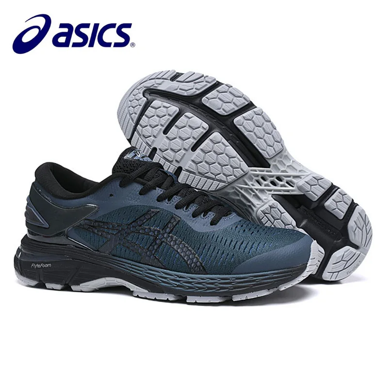 Darkblue Asics-Gel Kayano оригинальная Мужская обувь для бега Asics Gel-Kayano 25 Мужская Спортивная обувь Размер Eur 40-45 Asics Gel Kayano 25 - Цвет: Darkblue