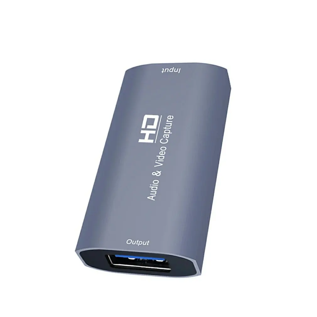 

Бокс для записи в реальном времени и потоковой связи HDMI-совместим с USB 1080 4K P Карта видеозахвата для игровой камеры
