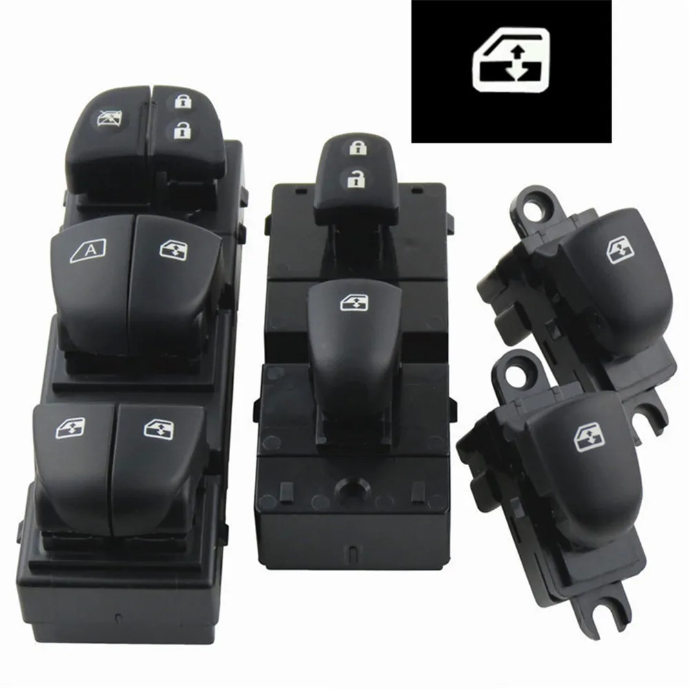 

For Nissan Qashqai/Altima/Sylphy/Tiida/X-Trail Auto Power Window Switch/Single Window switch White lamp