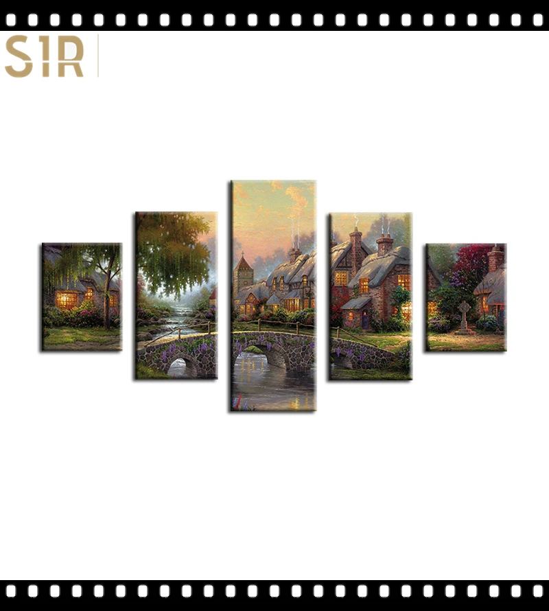 

Anime Movie Posters Wall Art 5 Pieces Canvas Painting Poster Pictures Home Decor Living Room HD Printed Poster Wall Painting