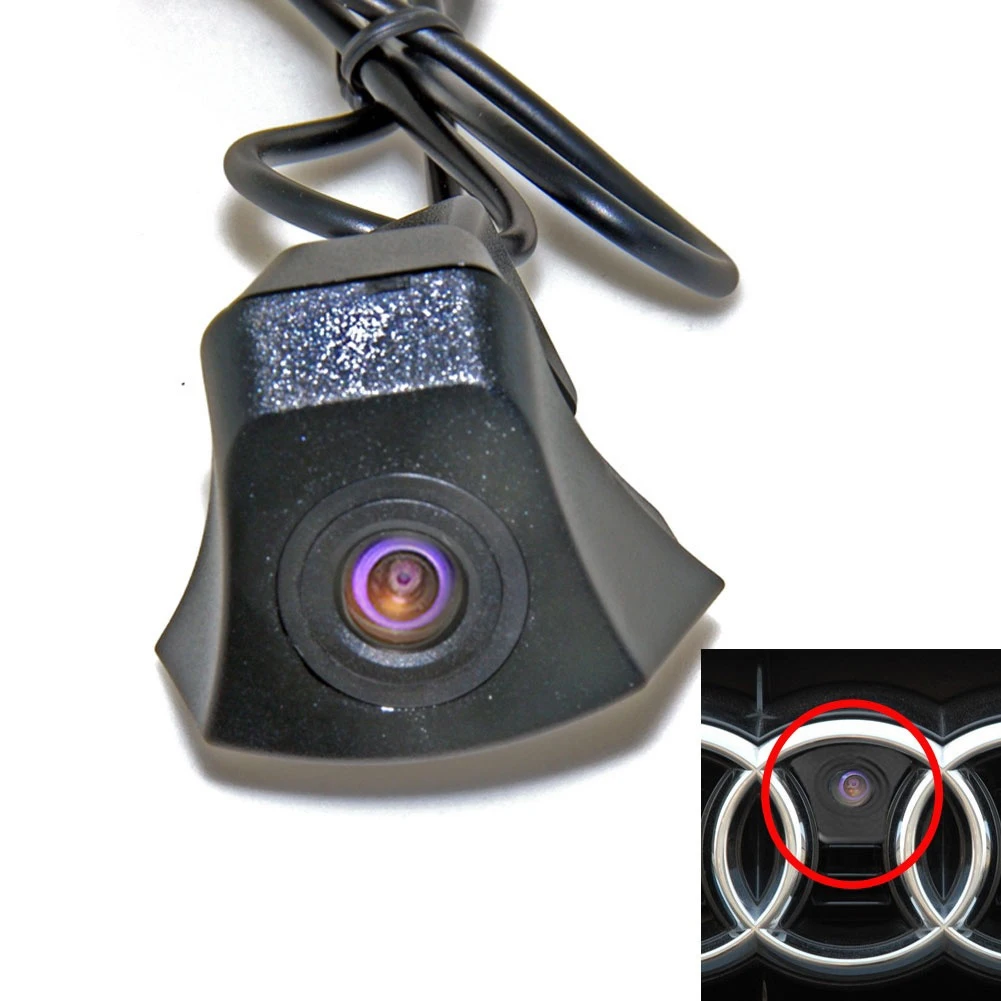 CCD ccd Ночная камера переднего вида для Audi Передняя с логотипом как A1 A3 A4 A5 A6 A7 Q3 Q5 Q7 TT