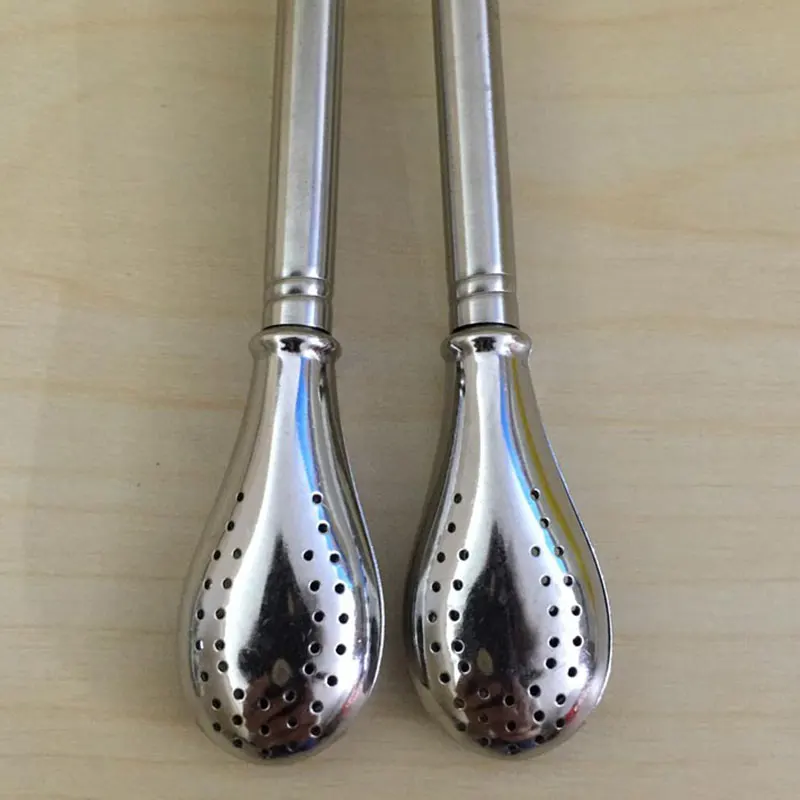 Ложка из нержавеющей стали для питья съемный фильтр чая Yerba Mate аксессуары бара -