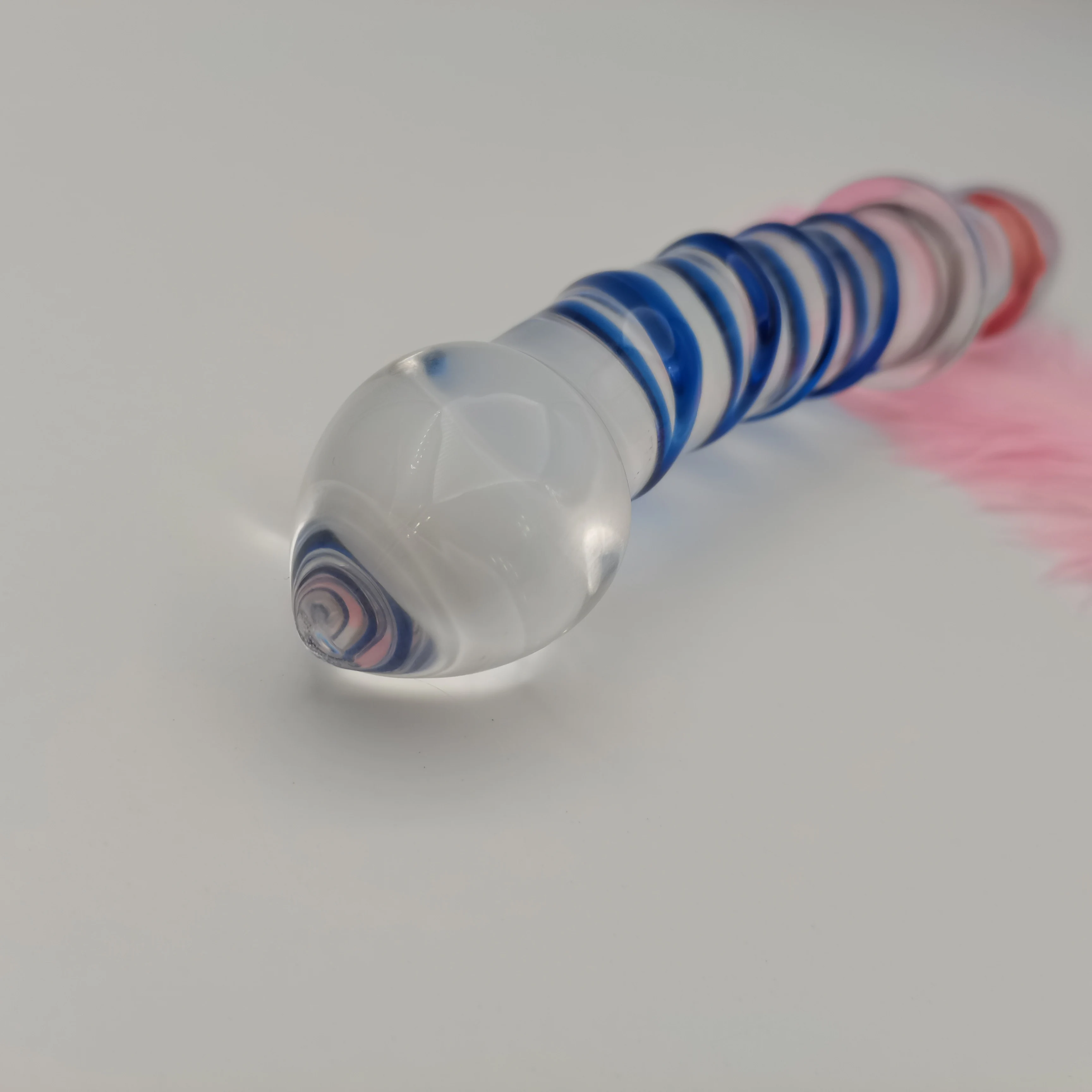 Фаллоимитаторы поддельный член из хрустального стекла вагинальная Анальная