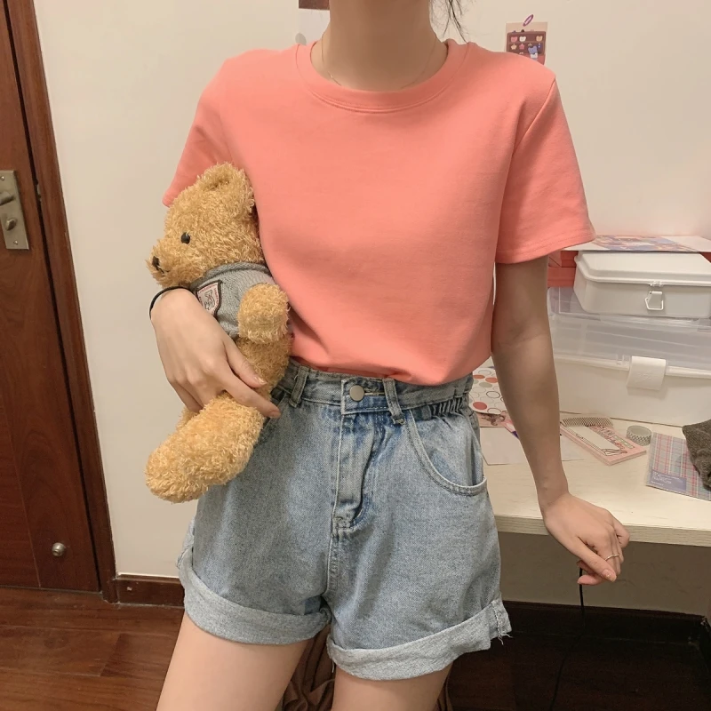 

Summer T Shirt Harajuku Tops Women O-Neck Short Sleeve Casual T-Shirt Female Plus Size Shirts Girls Tee Shirt