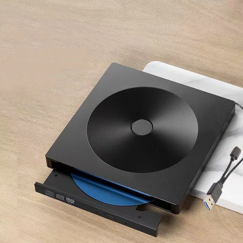 Внешний тонкий DVD привод с разъемом USB 3 0 устройство для чтения оптических дисков